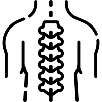Pictogramme colonne vertébrale